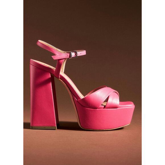 Maeve Shoes - Anthropologie MAEVE platform Heels hot pink size 38